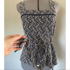 Beautifully detailed peplum top